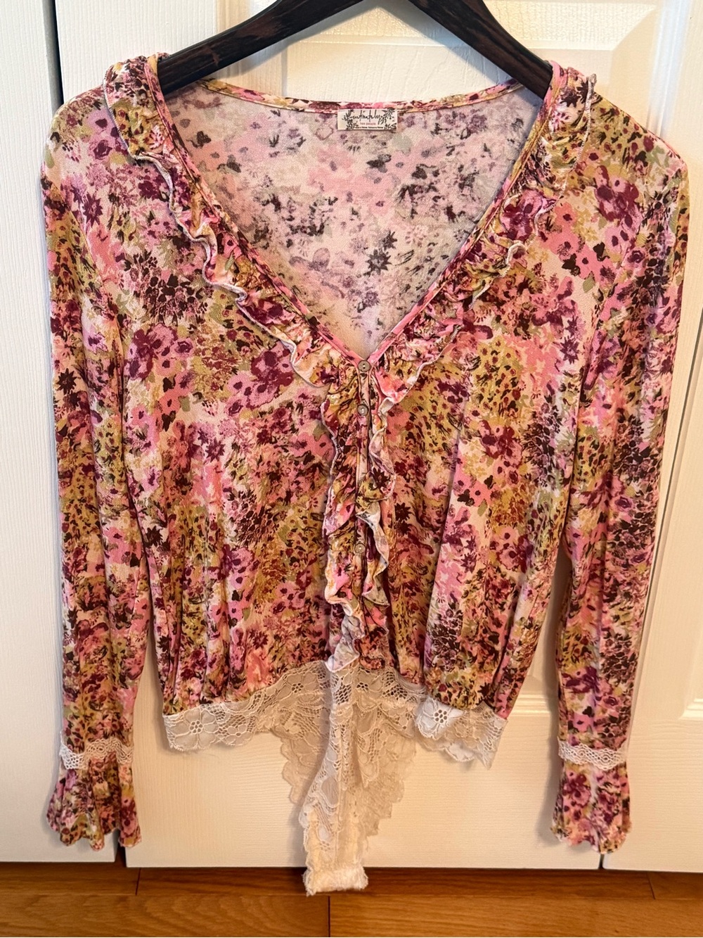 Free people Heat Wave Floral Bodysuit - Picture 2 of 4